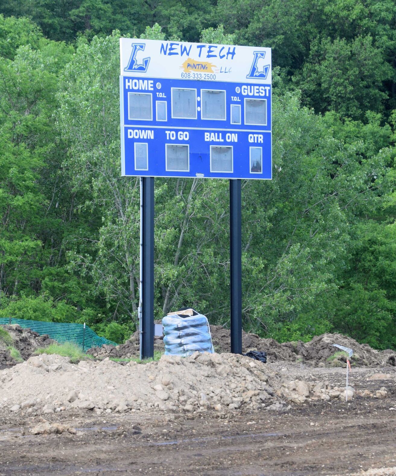 Lodi Stadium scoreboard